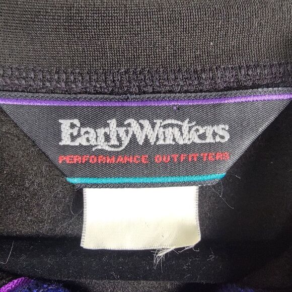 Vintage Early Winters Performance Jacket Unisex Large Black Vented Underarms - Picture 6 of 16